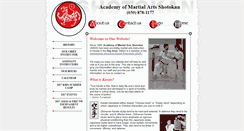 Desktop Screenshot of amaskarate.com